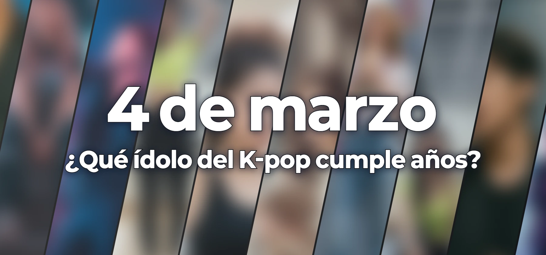 ¿Qué ídolo del K-pop cumple años?