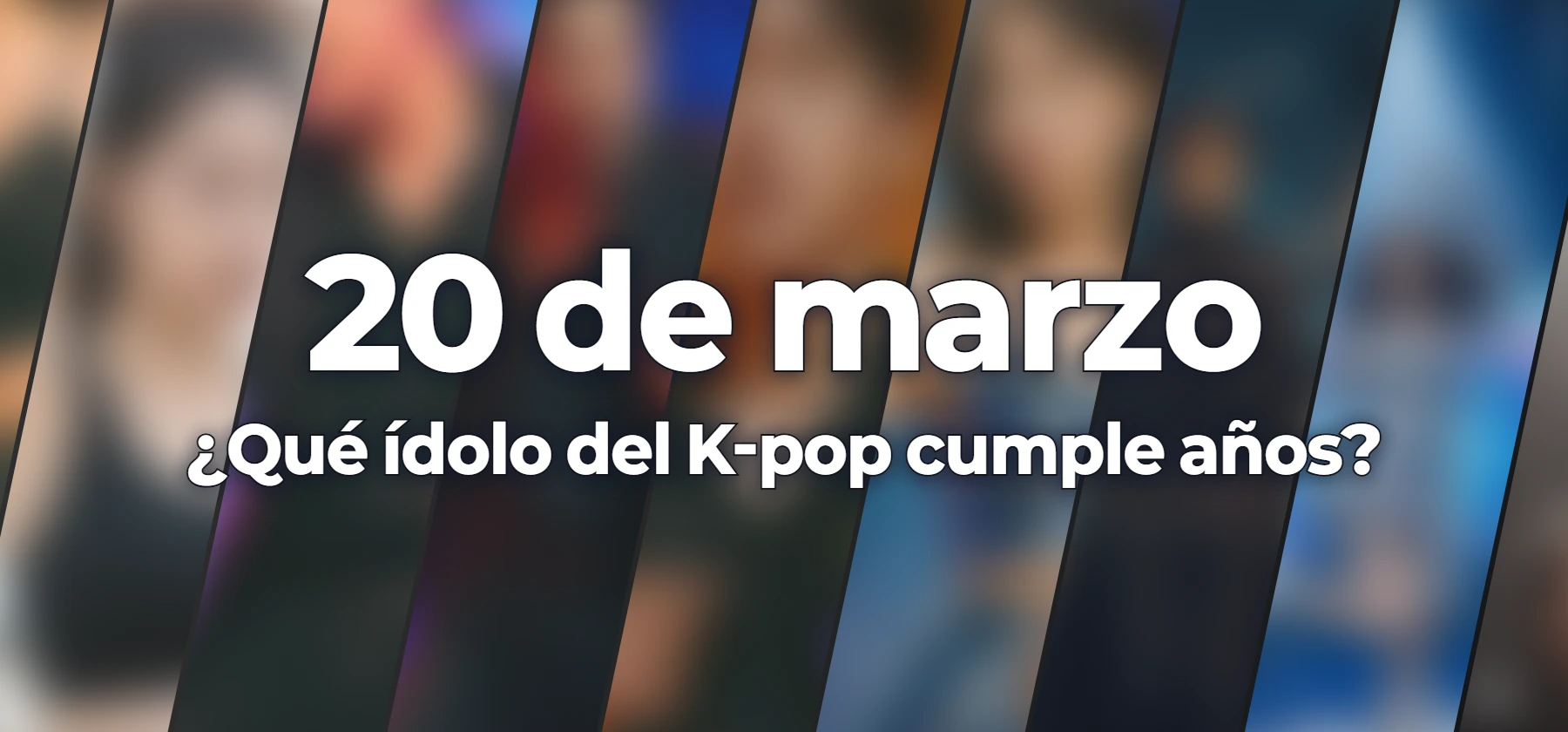 ¿Qué ídolo del K-pop cumple años?