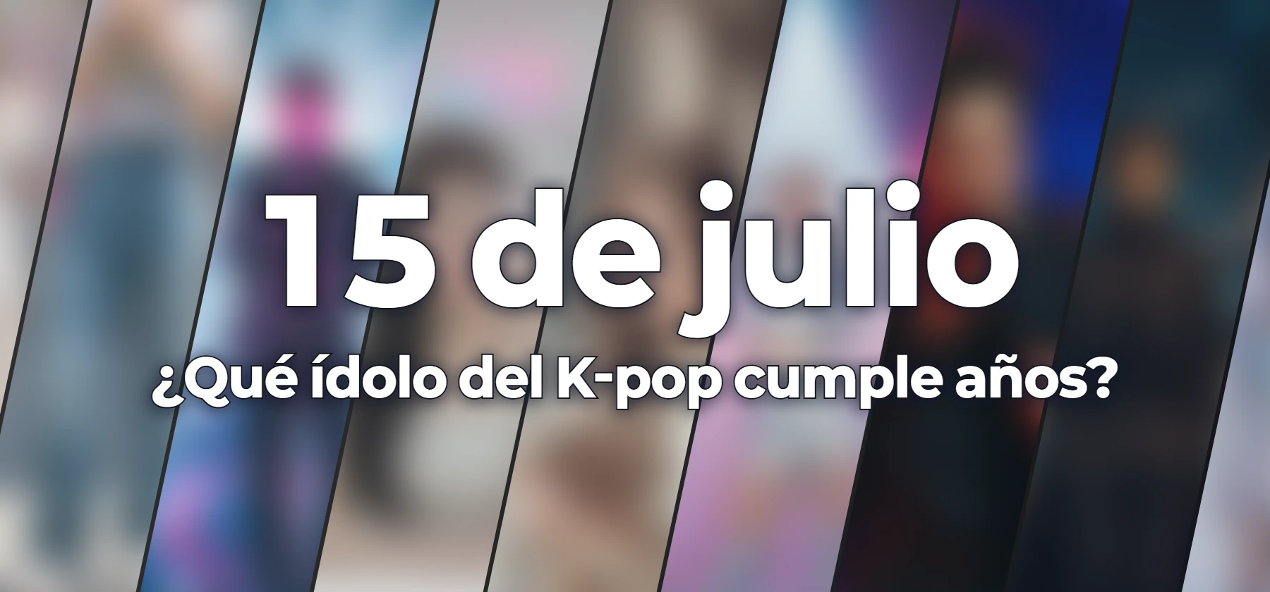 ¿Qué ídolo del K-pop cumple años?