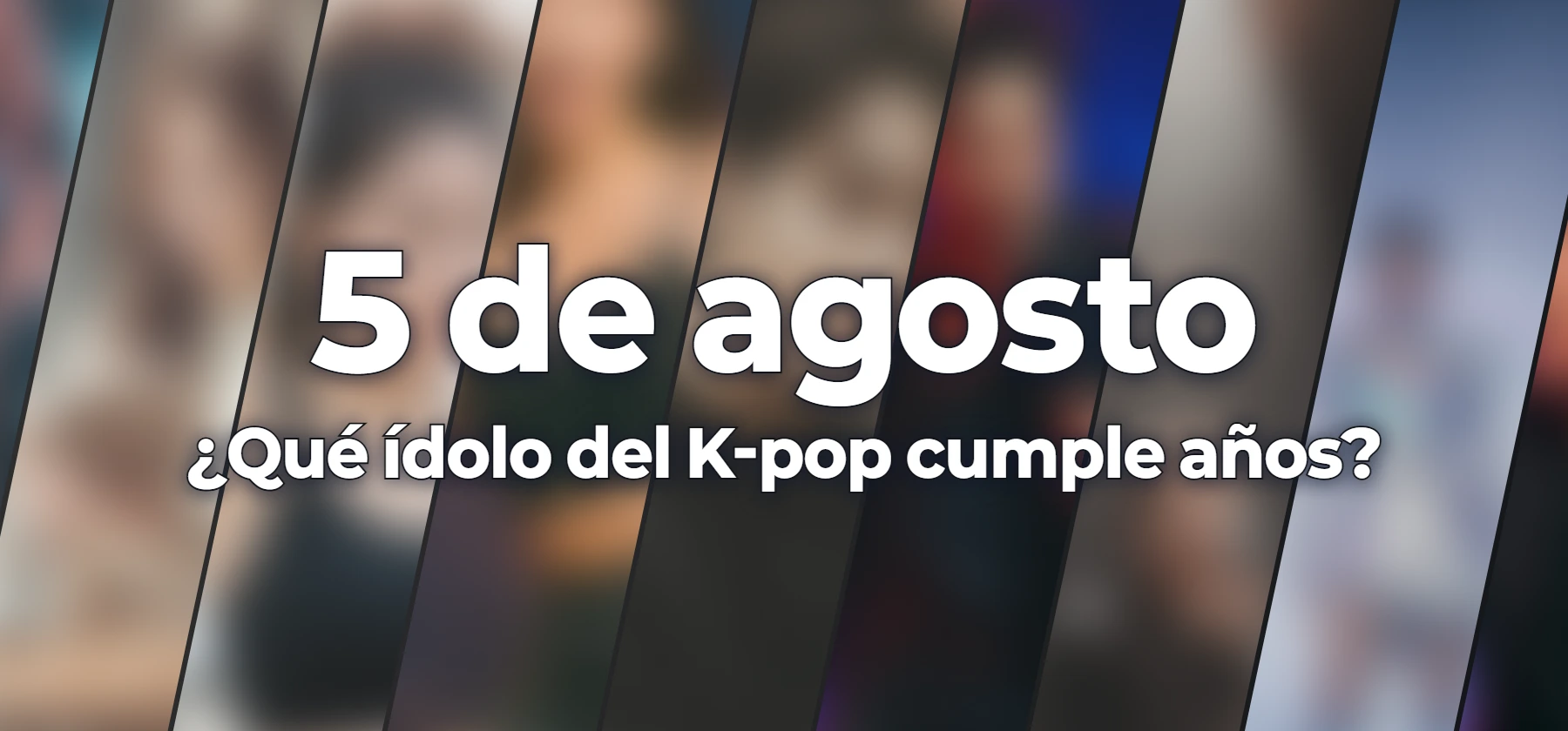 ¿Qué ídolo del K-pop cumple años?