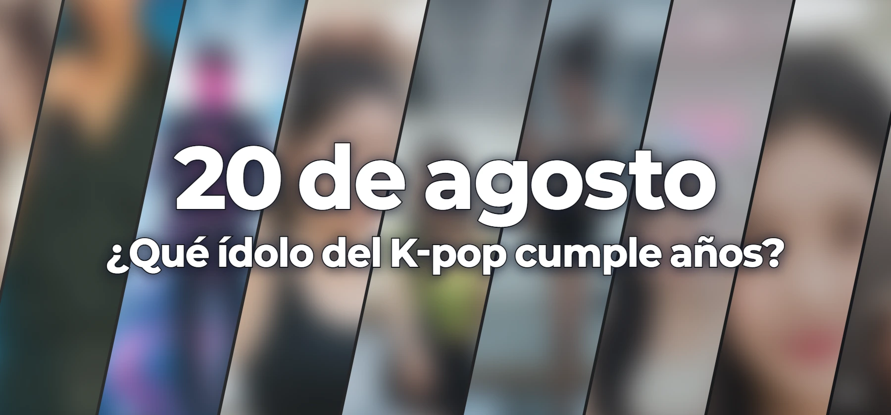 ¿Qué ídolo del K-pop cumple años?