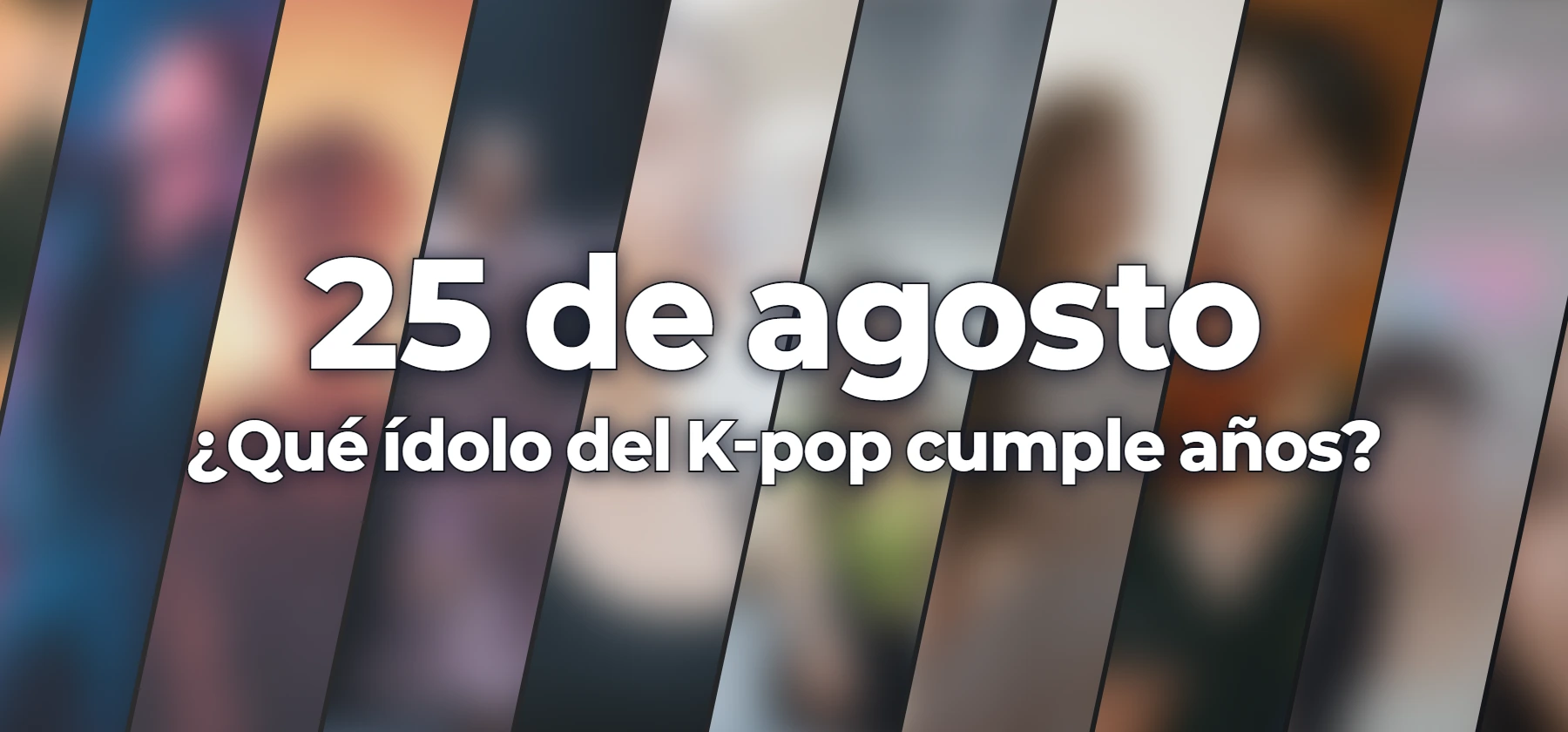 ¿Qué ídolo del K-pop cumple años?