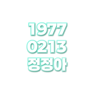 정정아