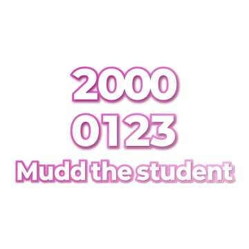 Mudd the student