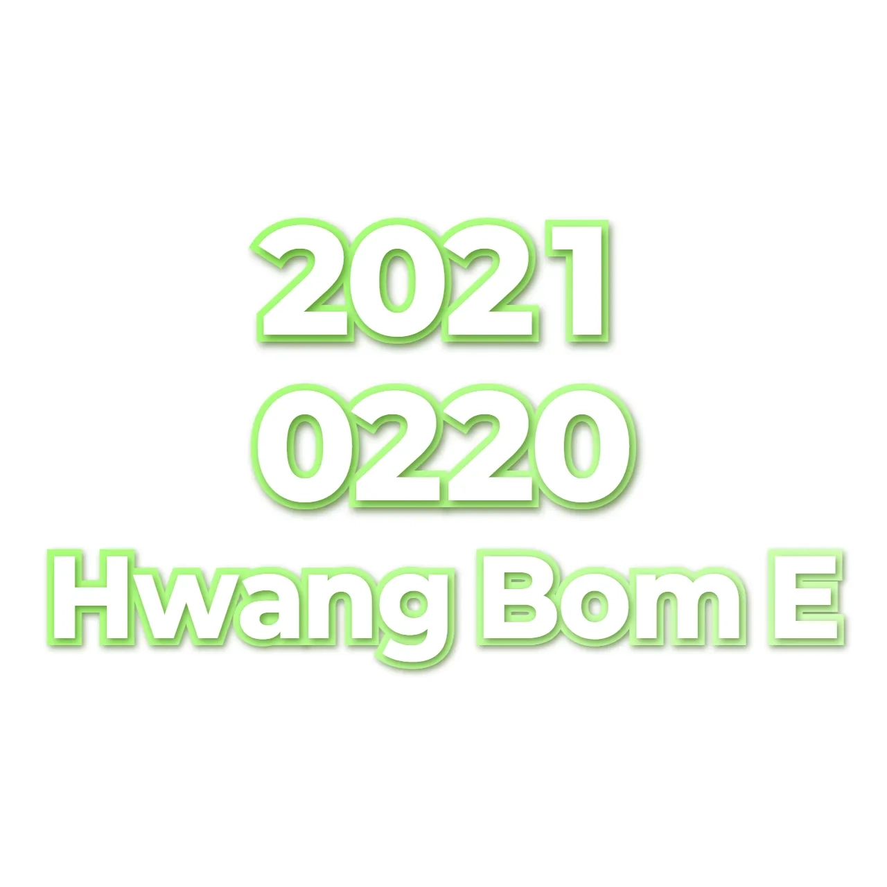 Hwang Bom E preview